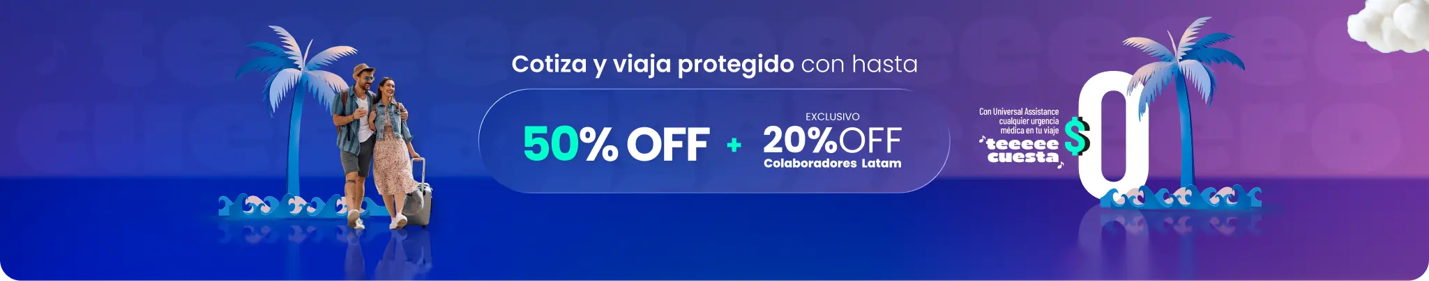 Hasta 50% OFF + 20% OFF colaboradores LATAM