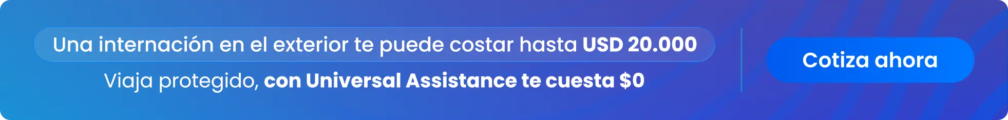 Cotiza tu asistencia al viajero
