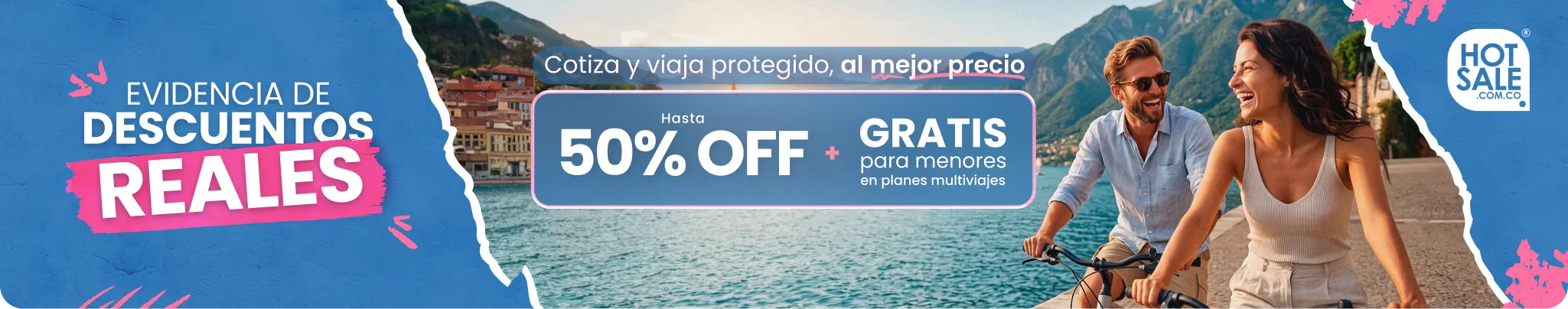 Hot Sale: Evidencia de descuentos reales. Hasta 50% OFF en asistencia al viajero