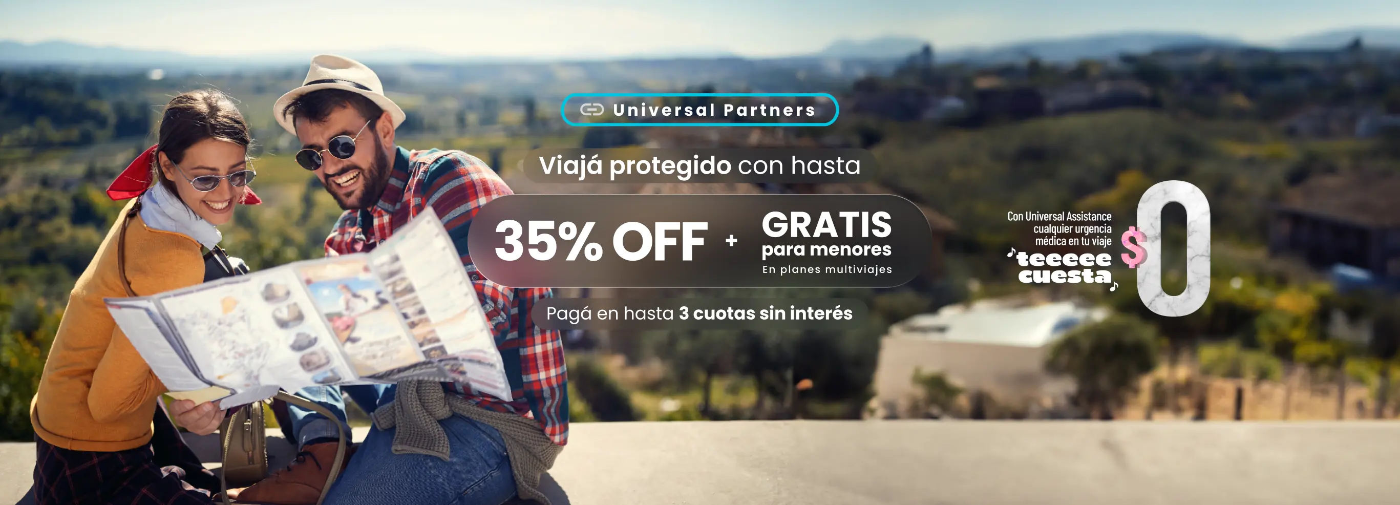 Hasta 35% OFF + gratis para menores en multiviajes + hasta 3 cuotas sin interés