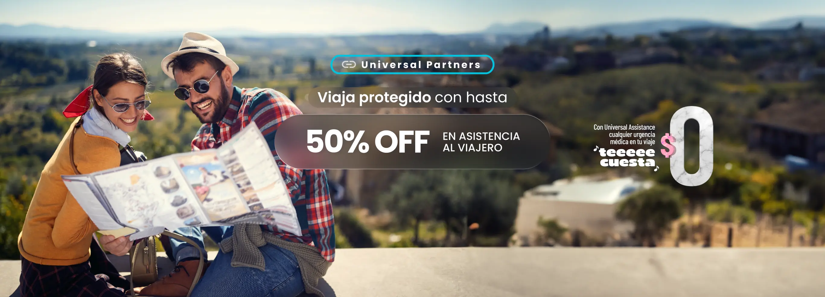 Aprovecha 50% off en asistencia al viajero